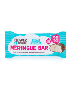 Flower & White - Salted Caramel Meringue Bar - 12 x 20g