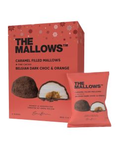 The Mallows - Caramel-Filled Mallows Orange Chocolate Box - 12 x 80g