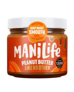 ManiLife - Deep Roast Smooth Peanut Butter - 6 x 275g