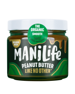ManiLife - Organic Smooth Peanut Butter  - 6 x 275g
