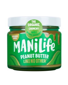ManiLife - Organic Crunchy Peanut Butter - 6 x 275g