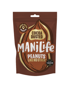 ManiLife - Cocoa Dusted Peanuts - 8 x 75g
