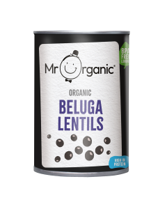 Mr Organic - Organic Beluga Lentils - 12 x 400g
