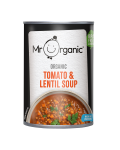 Mr Organic - Organic Tomato and Lentil Soup - 6 x 400g