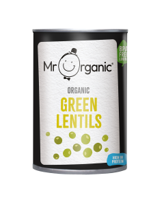 Mr Organic - Organic Green Lentils - 12 x 400g
