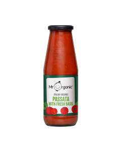 Mr Organic - Organic Passata with Basil - 12 x 690g