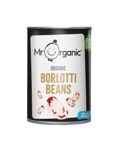 Mr Organic - Organic Borlotti Beans - 12 x 400g