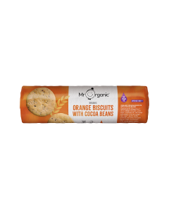 Mr Organic - Organic Orange Biscuits with Cocoa Beans - 12 x 250g