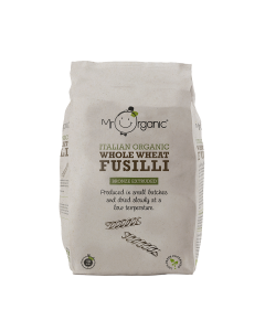 Mr Organic - Organic Whole Wheat Fusilli - 12 x 500g