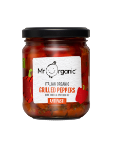 Mr Organic - Organic Grilled Peppers Antipasti - 5 x 190g