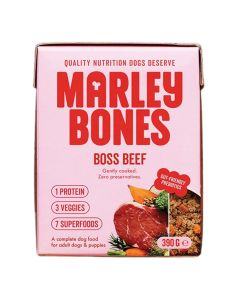 Marleybones - Pantry Fresh Dog Food Beef & Superfoods - 12 x 390g