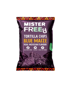 Mister Free'd - Organic Tortilla Chips with Blue Maize - 12 x 135g