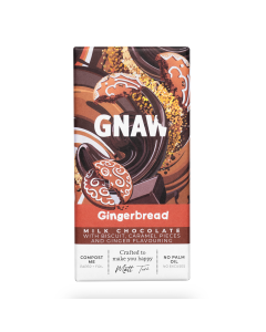 GNAW - Gingerbread Milk Chocolate Bar - 15 x 80g