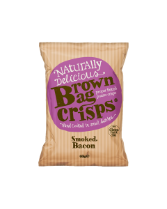 Brown Bag Crisps - Smoked Bacon Crisps - 20 x 40g