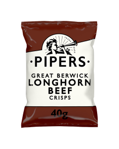 Pipers - Great Berwick Long Horn Beef - 24 x 40g
