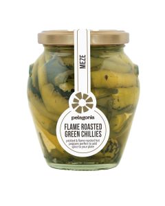 Pelagonia - Flame Roasted Green Chillies - 6 x 300g