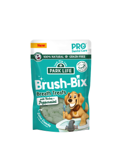 PARK LiFE - Brush-Bix Dog Biscuits Turkey & Peppermint - 8 x 100g