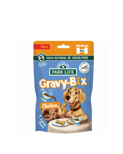 PARK LiFE - Gravy-Bix Dog Biscuits Chicken - 8 x 100g
