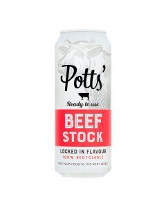 Potts - Beef Stock In a Can - 8 x 500ml