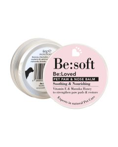 Be:Loved Pet Products - Be:Soft Pet Nose & Paw Moisturising Balm - 12 x 60g