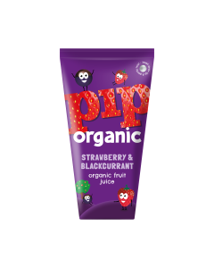 PIP Organic - Organic Strawberry & Blackcurrant Juice - 24 x 180ml