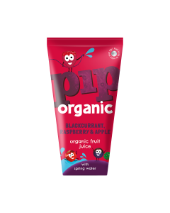 PIP Organic - Organic Blackcurrant, Raspberry & Apple Juice with Spring Water - 24 x 180ml