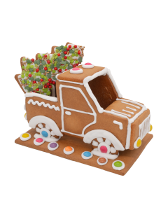 Pertzborn - Gingerbread Truck with Tree Kit (inc. Gingerbread Pieces, Chocolate Buttons & Sugar Decorations) - 10 x 740g