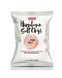 Rustle Snacks - Himalayan Salt Chips - 24 x 50g