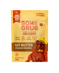 Some Grub - Nut Butter Dog Treats Pouch - 12 x 100g