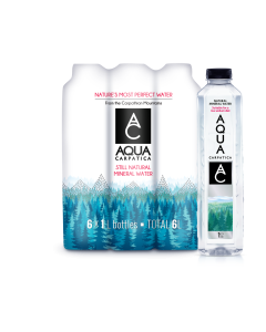 Aqua Carpatica - Pet Still Natural Mineral Water Low Mineral Content - 6 x 1LTR