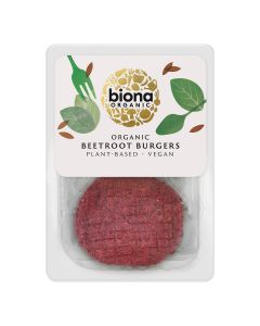 Biona - Organic Beetroot Burger  - 6 x 150g (Min 18 DSL)