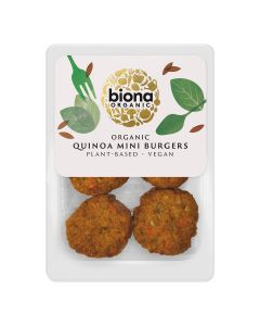 Biona - Organic Quinoa Mini Burgers - 6 x 195g (Min 18 DSL)