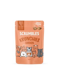 Scrumbles - Krunchies Chicken Training Cat Pillow Treats - 12 x 60g