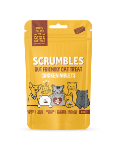 Scrumbles - Meaty Reward Treats for Cats (Chicken Niblets) - 12 x 50g