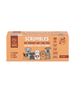 Scrumbles - Grain Free Wet Dog Food Meat Multipack - 1 x 2370g