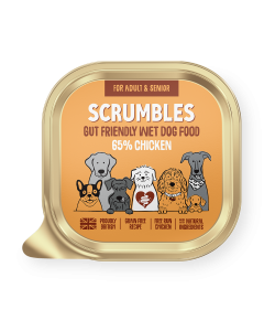 Scrumbles - Grain Free Wet Dog Food Chicken in SRP - 12 x 150g