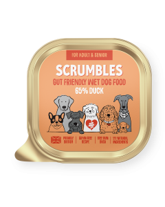 Scrumbles - Grain Free Wet Dog Food Duck in SRP - 12 x 150g