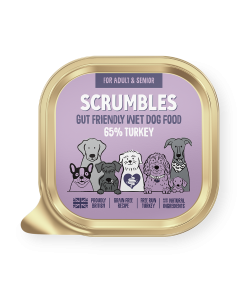 Scrumbles - Grain Free Wet Dog Food Turkey in SRP - 12 x 150g