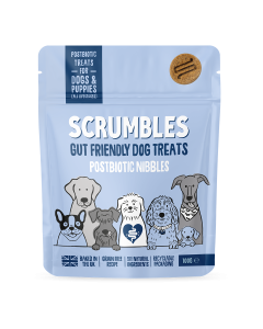 Scrumbles - Postbiotic Nibbles Dog Treats - 8 x 100g