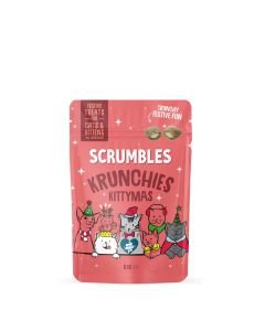 Scrumbles - Festive Krunchies Treats for Cats - 12 x 60g