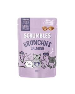 Scrumbles - Krunchies Cat Calming Pillow Treats - 12 x 60g