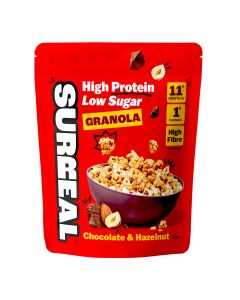 Surreal - High Protein Low Sugar Chocolate Hazelnut Granola - 5 x 300g