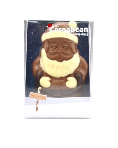 The Cocoabean Company - Milk & White Chocolate Hollow Santa - 6 x 160g