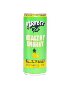 PerfectTed - Pineapple & Yuzu Natural Energy Drink - 12 x 250ml