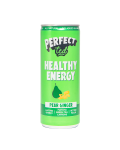 PerfectTed - Pear & Ginger Natural Energy Drink - 12 x 250ml