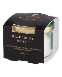 TruffleHunter - Black Truffle Sea Salt Pot - 6 x 40g