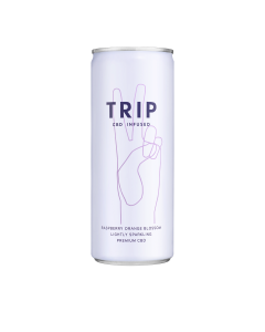 TRIP - CBD Infused Raspberry Orange Blossom Drink - 12 x 250ml
