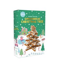 The Treat Kitchen - Gingerbread Christmas Tree Decorating Kit - 10 x 510g
