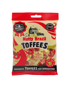 Walkers Nonsuch - Nutty Brazil Toffees - 12 x 150g