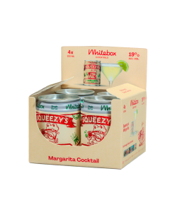 Whitebox Cocktails - Spicy Margarita 4 Pack Cocktail Cans (4 x 100ml) - 6 x 400ml